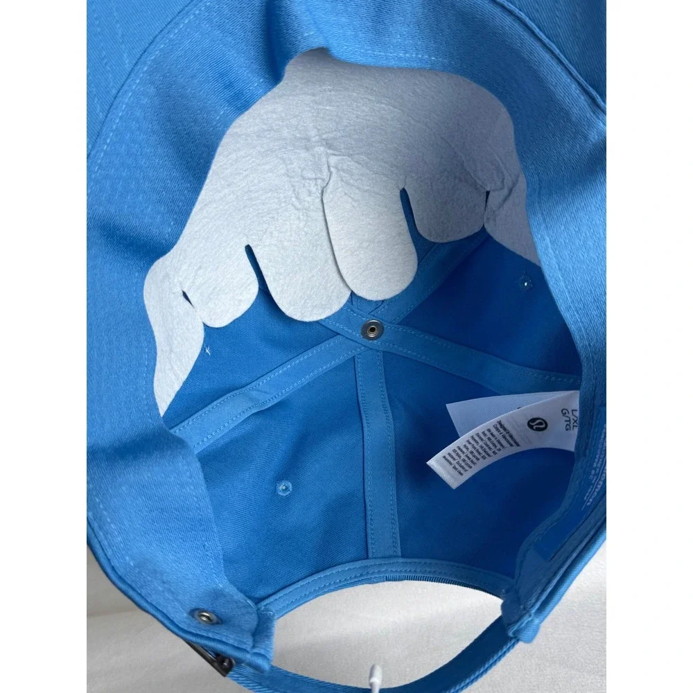 Lululemon Classic Unisex Ball Cap Blue Meet You Courtside Hat LU9CKDS L/XL NEW